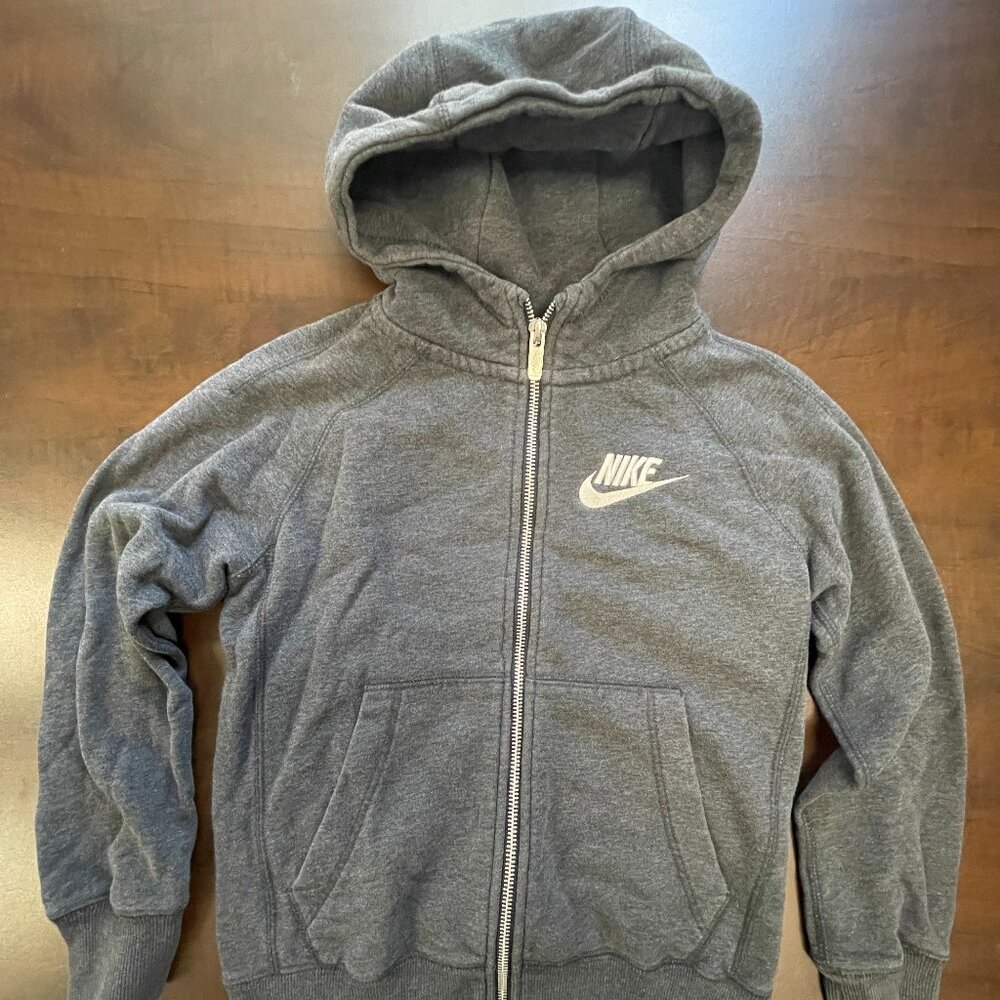 Nike Youth Hoodie Size Small (S), Grey - Picture 1 of 3